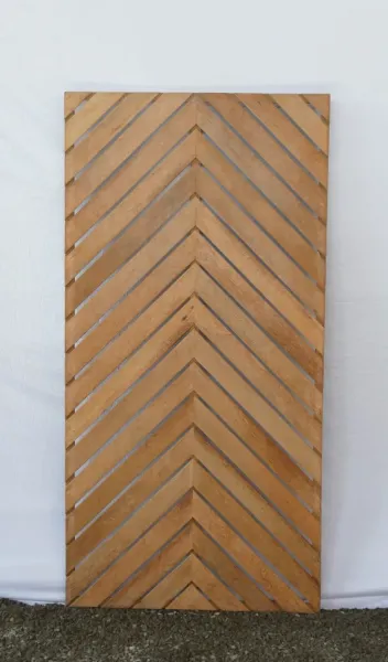 Fischgrätenzaun in der Größe 180 x 90 cm aus Kokosnuss, naturbelassen 